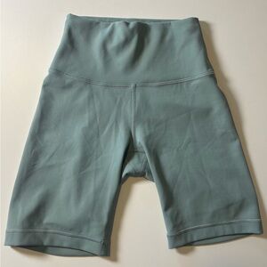 lululemon athletica Green Bike Shorts